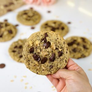 ultimate oats chocolate walnut cookies – new york style cookies
