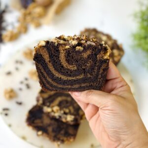 Dates & Walnut Marble Tea Cake
